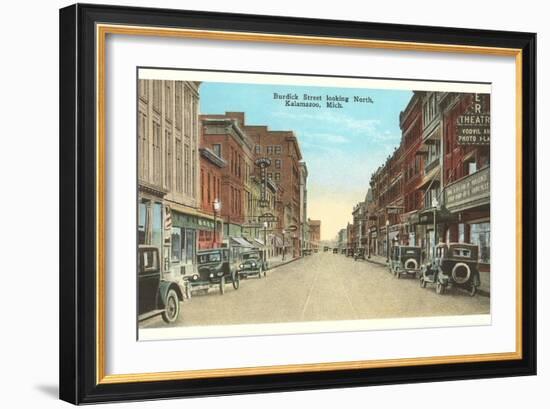 Burdick Street, Kalamazoo, Michigan-null-Framed Art Print