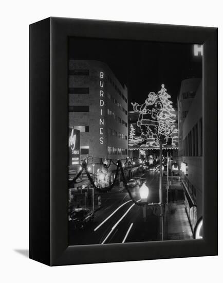 Burdine's, Miami, December 1953-null-Framed Premier Image Canvas