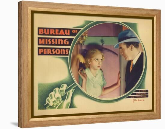 Bureau of Missing Persons, 1933-null-Framed Stretched Canvas