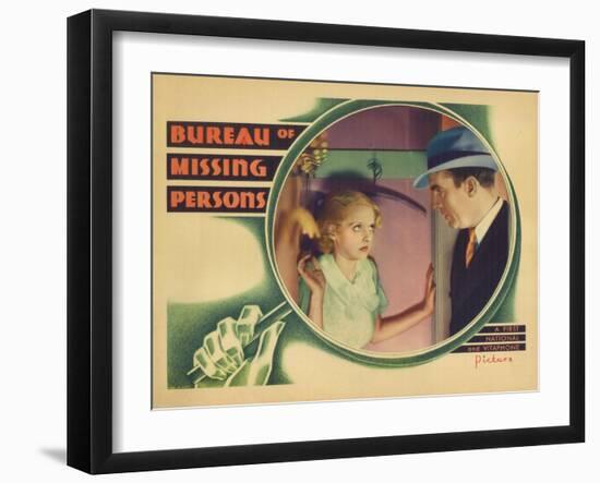 Bureau of Missing Persons, 1933-null-Framed Art Print