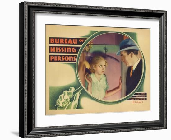 Bureau of Missing Persons, 1933-null-Framed Art Print