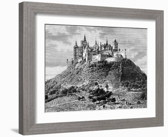 Burg Hohenzollern, South of Stuttgart, Germany, 19th Century-Taylor-Framed Giclee Print