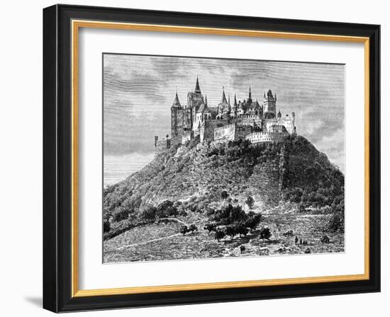 Burg Hohenzollern, South of Stuttgart, Germany, 19th Century-Taylor-Framed Giclee Print