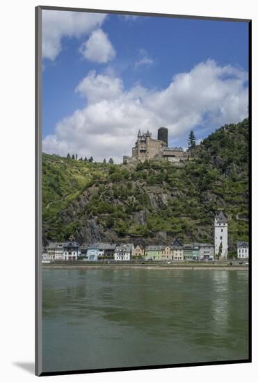 Burg Katz, Katz Castle, St Goarshausen, St Goar, Rhine River, Germany-Jim Engelbrecht-Mounted Photographic Print