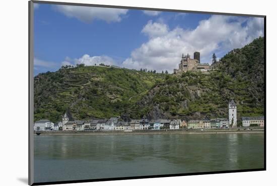 Burg Katz, Katz Castle, St Goarshausen, St Goar, Rhine River, Germany-Jim Engelbrecht-Mounted Photographic Print