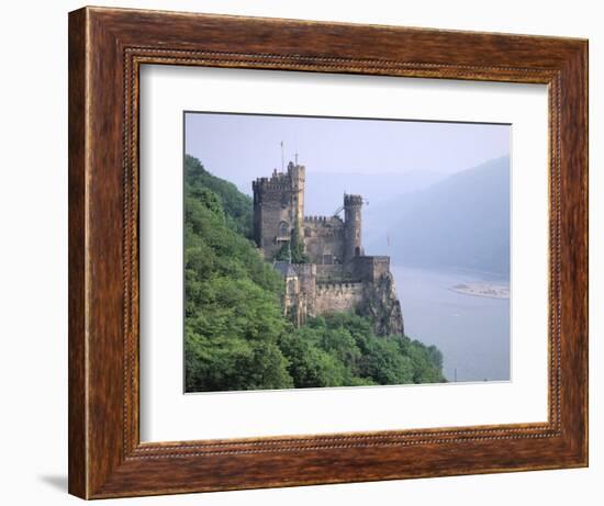 Burg Rheinstein, Rhine Valley, Germany-Walter Bibikow-Framed Photographic Print