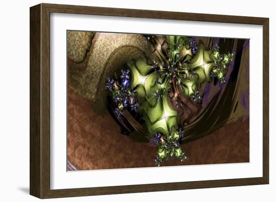 Burgeoning Forth-Fractalicious-Framed Giclee Print