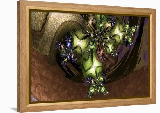 Burgeoning Forth-Fractalicious-Framed Premier Image Canvas