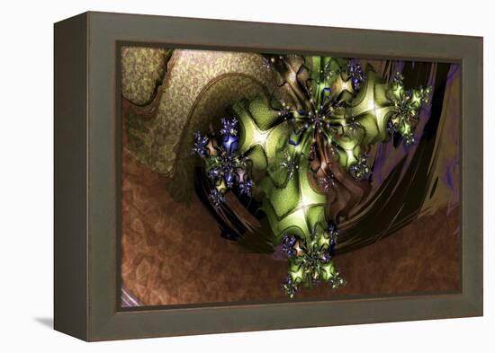 Burgeoning Forth-Fractalicious-Framed Premier Image Canvas