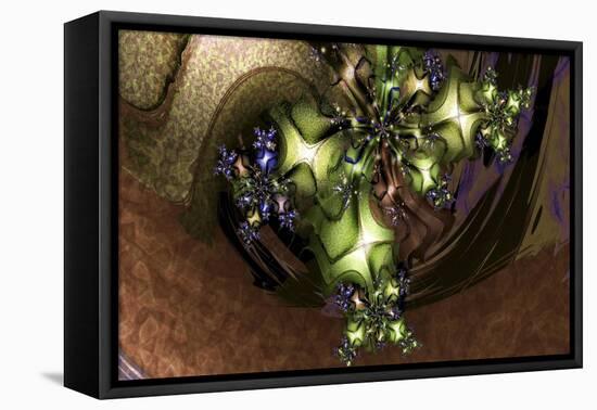 Burgeoning Forth-Fractalicious-Framed Premier Image Canvas