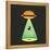 Burger Abduction-Michael Buxton-Framed Stretched Canvas