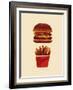 Burger and Fries-Greg Mably-Framed Giclee Print