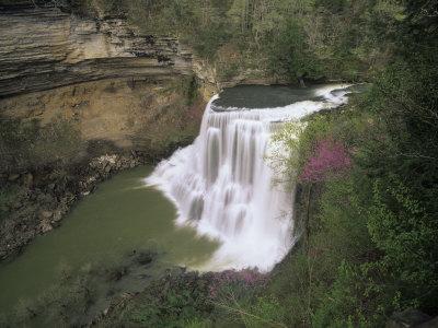 Burgess Falls And Falling Water River Burgess Falls State Natural Area Tennessee Usa Photographic Print By Adam Jones Art Com