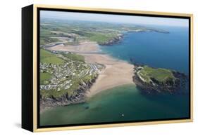 Burgh Island and Bigbury Bay, Devon, England, United Kingdom, Europe-Dan Burton-Framed Premier Image Canvas