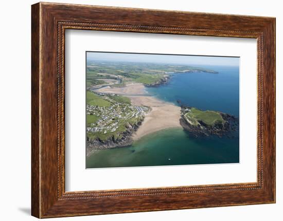 Burgh Island and Bigbury Bay, Devon, England, United Kingdom, Europe-Dan Burton-Framed Photographic Print