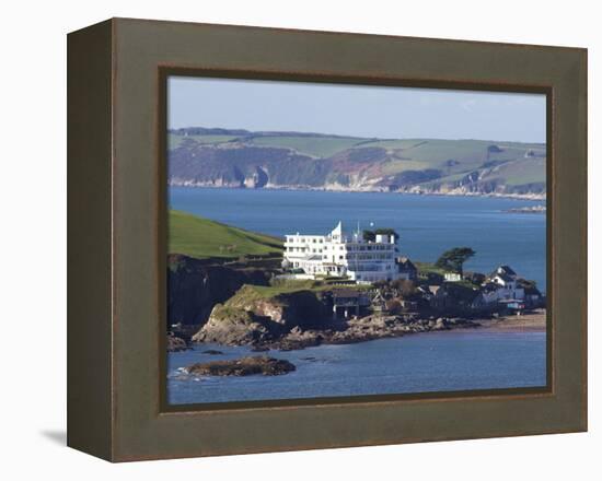 Burgh Island, Bigbury-On-Sea, Devon, England, United Kingdom, Europe-Jeremy Lightfoot-Framed Premier Image Canvas