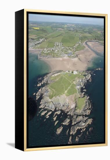 Burgh Island, Devon, England, United Kingdom, Europe-Dan Burton-Framed Premier Image Canvas
