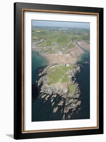 Burgh Island, Devon, England, United Kingdom, Europe-Dan Burton-Framed Photographic Print