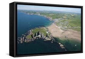 Burgh Island, Devon, England, United Kingdom, Europe-Dan Burton-Framed Premier Image Canvas