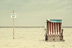 Beach Chair Border-Burghard Nitzschmann-Photographic Print