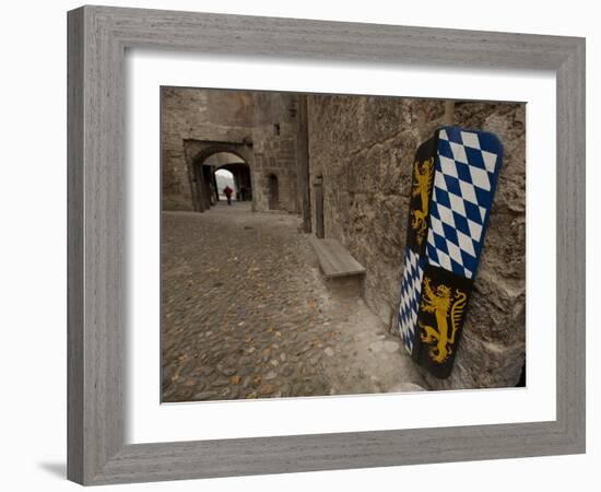 Burghausen Castle, Burghausen, Bavaria, Germany, Europe-Michael Snell-Framed Photographic Print