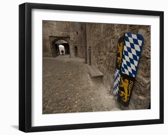 Burghausen Castle, Burghausen, Bavaria, Germany, Europe-Michael Snell-Framed Photographic Print