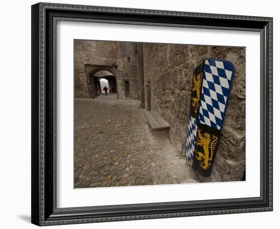 Burghausen Castle, Burghausen, Bavaria, Germany, Europe-Michael Snell-Framed Photographic Print