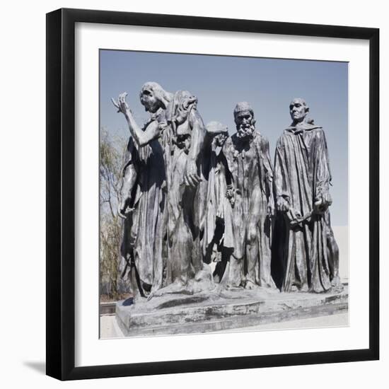 Burghers of Calais-Auguste Rodin-Framed Giclee Print