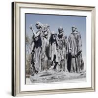 Burghers of Calais-Auguste Rodin-Framed Giclee Print