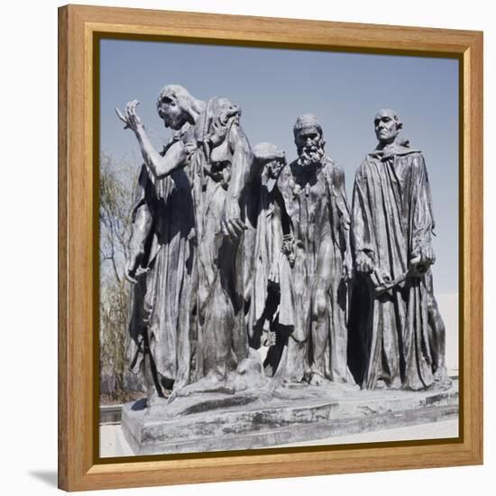 Burghers of Calais-Auguste Rodin-Framed Premier Image Canvas