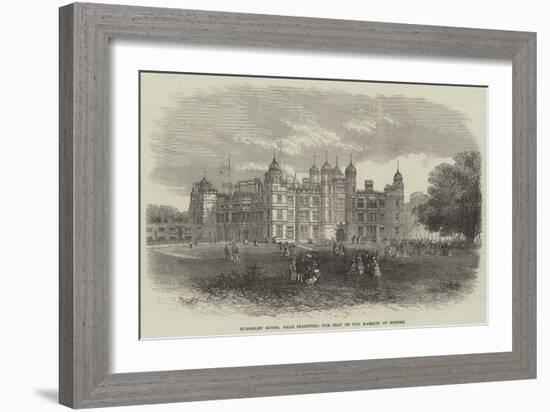 Burghley House, Near Stamford, the Seat of the Marquis of Exeter-null-Framed Giclee Print