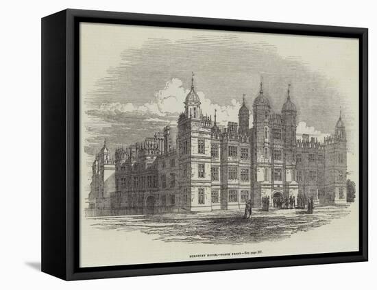 Burghley House, North Front-null-Framed Premier Image Canvas