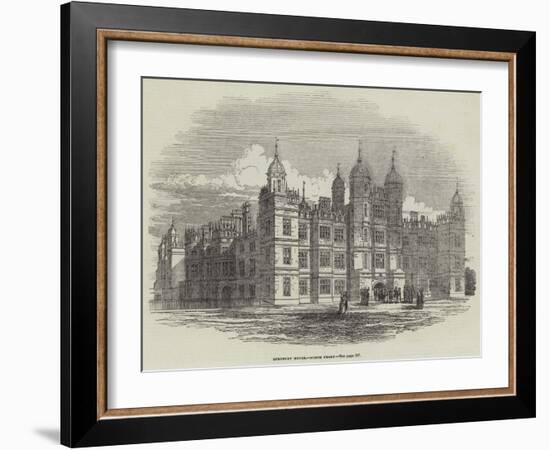 Burghley House, North Front-null-Framed Giclee Print