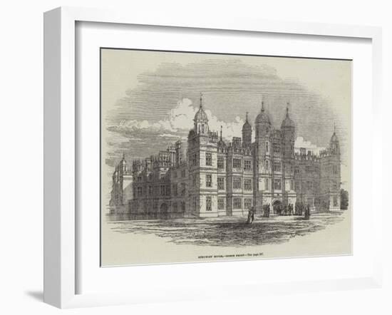 Burghley House, North Front-null-Framed Giclee Print