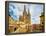 Burgos, Burgos Province, Castile y Leon, Spain. The Gothic cathedral. Construction began in the...-null-Framed Premier Image Canvas