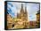 Burgos, Burgos Province, Castile y Leon, Spain. The Gothic cathedral. Construction began in the...-null-Framed Premier Image Canvas