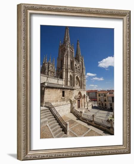 Burgos Cathedral, Burgos, Castilla Y Leon, Spain, Europe-Giles Bracher-Framed Photographic Print