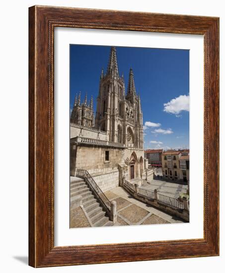 Burgos Cathedral, Burgos, Castilla Y Leon, Spain, Europe-Giles Bracher-Framed Photographic Print