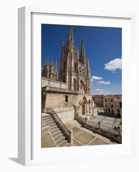 Burgos Cathedral, Burgos, Castilla Y Leon, Spain, Europe-Giles Bracher-Framed Photographic Print