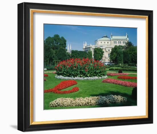 Burgtheater in Vienna, Austria-null-Framed Art Print