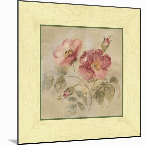 Burgundy Rose-Cheri Blum-Mounted Art Print