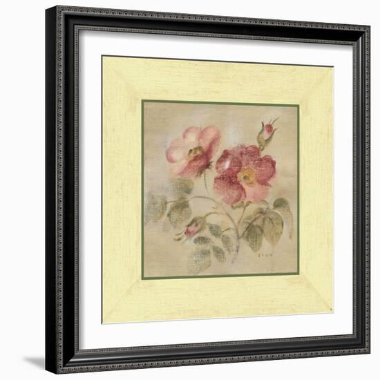 Burgundy Rose-Cheri Blum-Framed Art Print