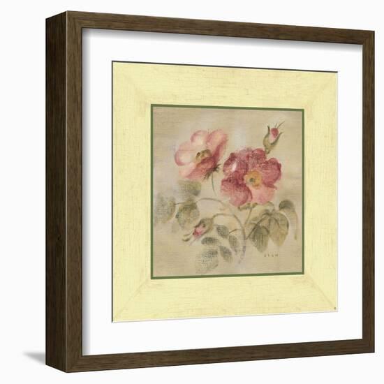 Burgundy Rose-Cheri Blum-Framed Art Print