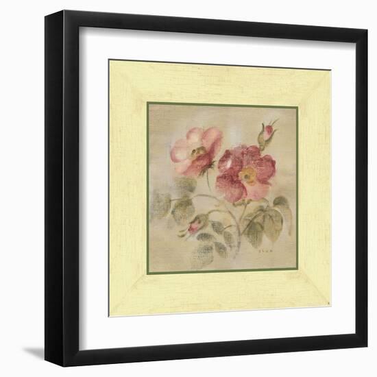 Burgundy Rose-Cheri Blum-Framed Art Print