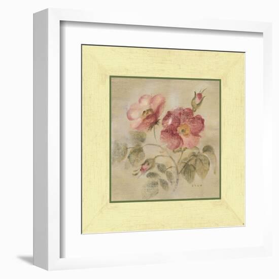 Burgundy Rose-Cheri Blum-Framed Art Print