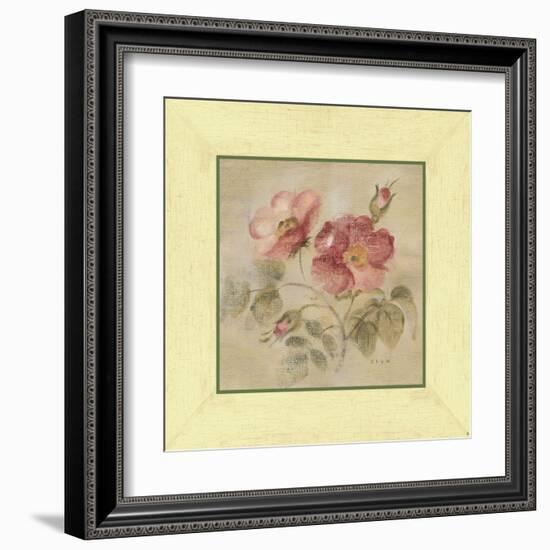 Burgundy Rose-Cheri Blum-Framed Art Print