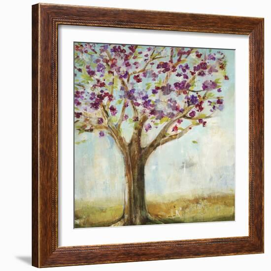 Burgundy Tree-Jill Martin-Framed Art Print