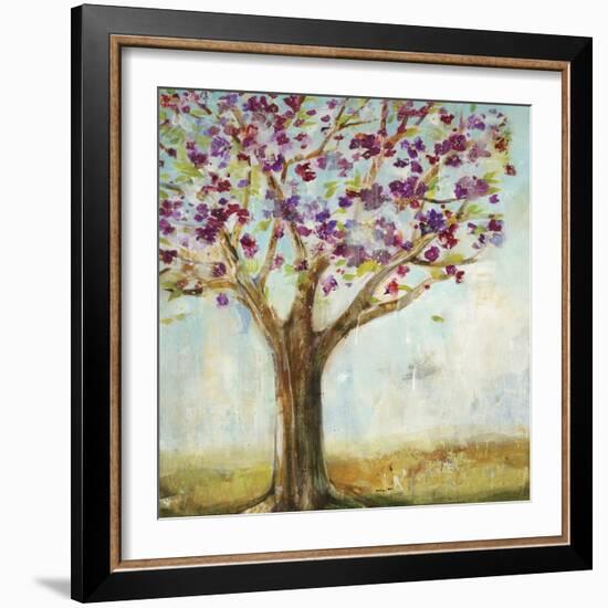 Burgundy Tree-Jill Martin-Framed Art Print