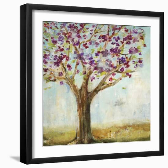 Burgundy Tree-Jill Martin-Framed Art Print