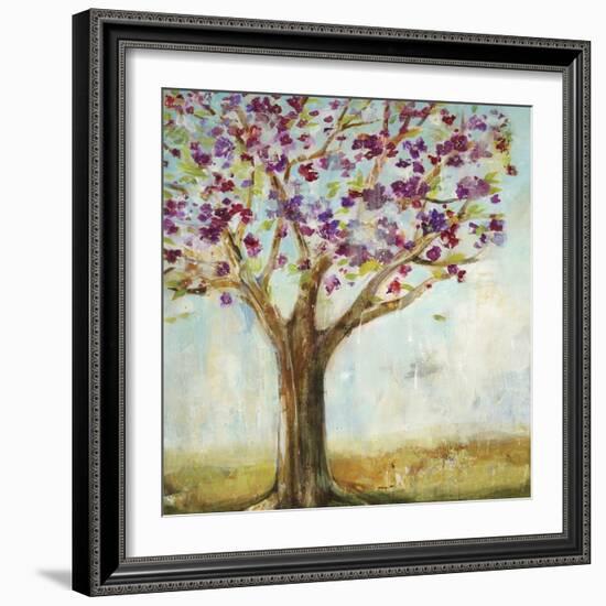 Burgundy Tree-Jill Martin-Framed Art Print